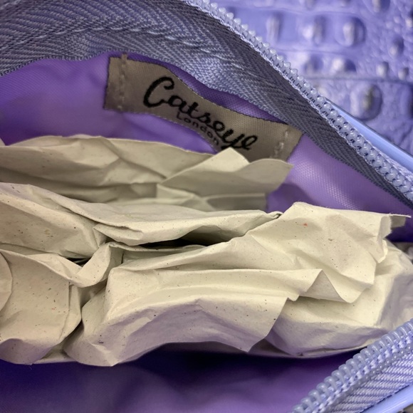 Catseye London sitting pretty parrots vinyl pouch - Picture 2 of 2